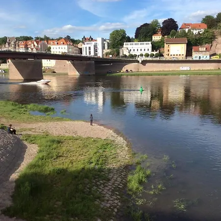 Apartman At Old Town Bridge Altstadt, Elbestrand, Fahrradweg, Schiffsanleger