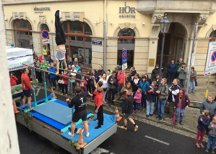 At Old Town Bridge Altstadt, Elbestrand, Fahrradweg, Schiffsanleger Meissen