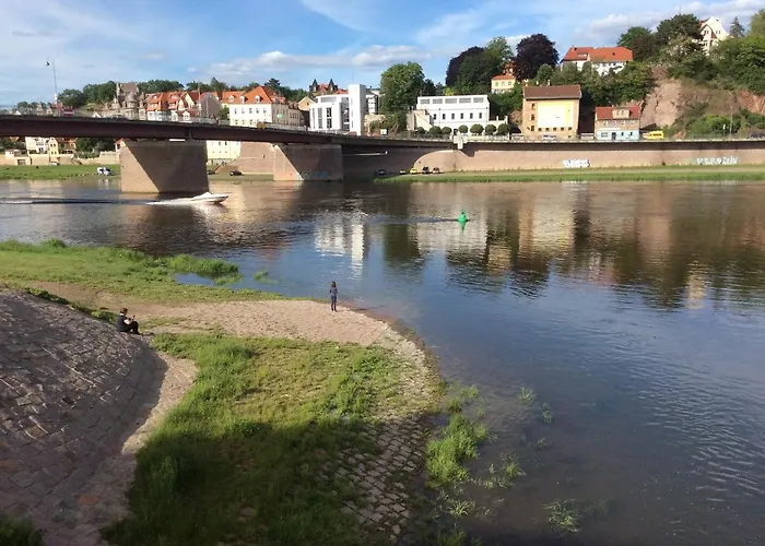 Apartment At Old Town Bridge Altstadt, Elbestrand, Fahrradweg, Schiffsanleger